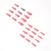 12 Sizes-24 Pcs Press On Nails JP1327