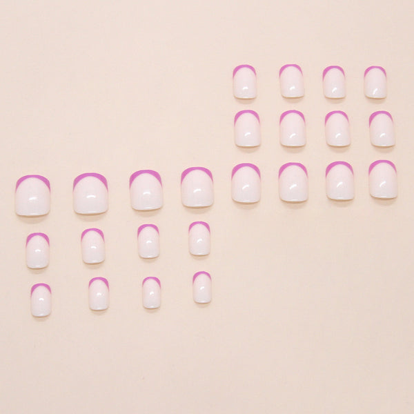 12 Sizes-24 Pcs Press On Nails W1881
