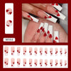 12 Sizes-24 Pcs Press On Nails W084