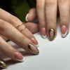 12 Sizes-24 Pcs Press On Nails W2036