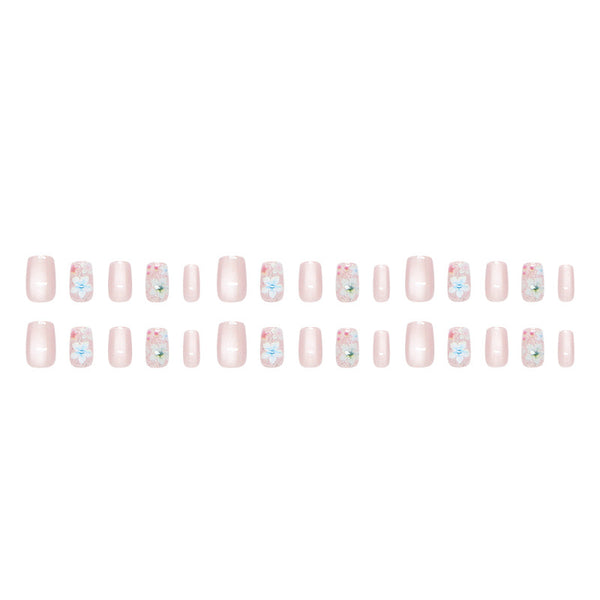 12 Sizes-24 Pcs Press On Nails My228