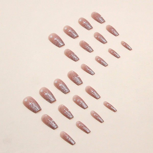 12 Sizes-24 Pcs Press On Nails R737
