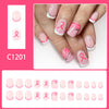 12 Sizes-24 Pcs Press On Nails C1201