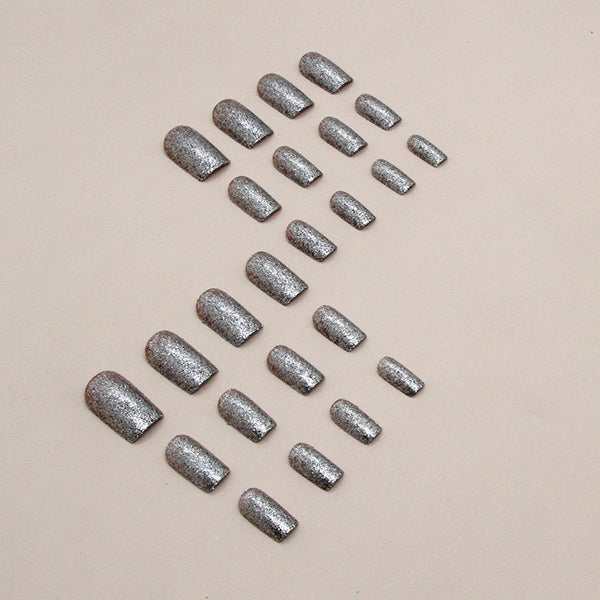 12 Sizes-24 Pcs Press On Nails W1195
