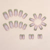 12 Sizes-24 Pcs Press On Nails W1193