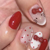 12 Sizes-24 Pcs Press On Nails JP4482