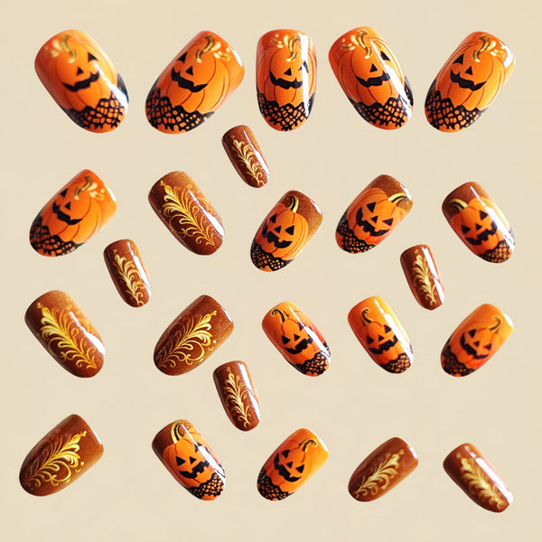 12 Sizes-24 Pcs Press On Nails Y1174