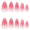 12 Sizes-24 Pcs Press On Nails JP4210