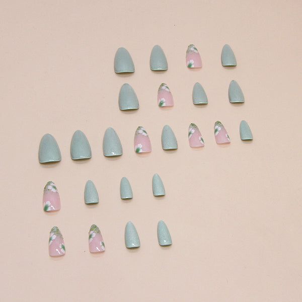 12 Sizes-24 Pcs Press On Nails W1533