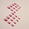 12 Sizes-24 Pcs Press On Nails W1364