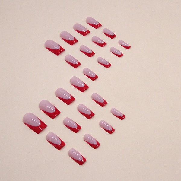 12 Sizes-24 Pcs Press On Nails W1364