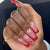 12 Sizes-24 Pcs Press On Nails C282