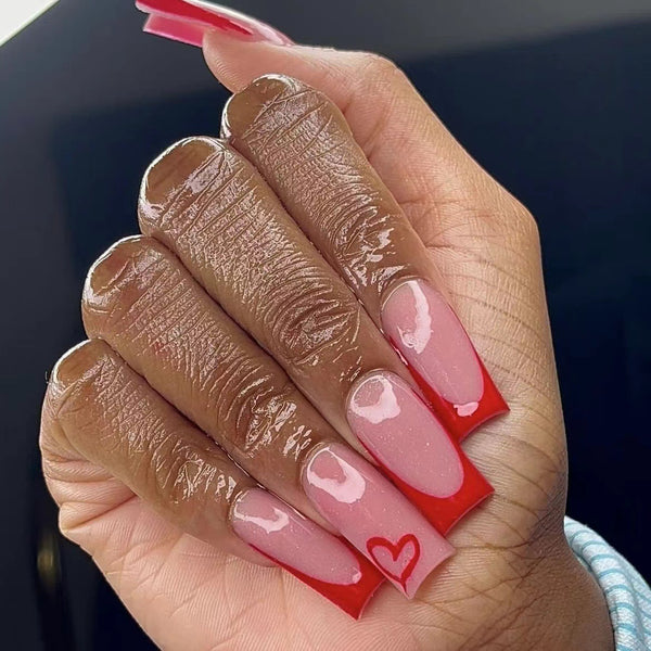 12 Sizes-24 Pcs Press On Nails C282