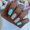 12 Sizes-24 Pcs Press On Nails W1128