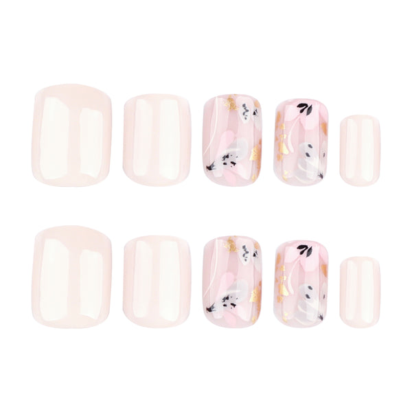 12 Sizes-24 Pcs Press On Nails JP3763