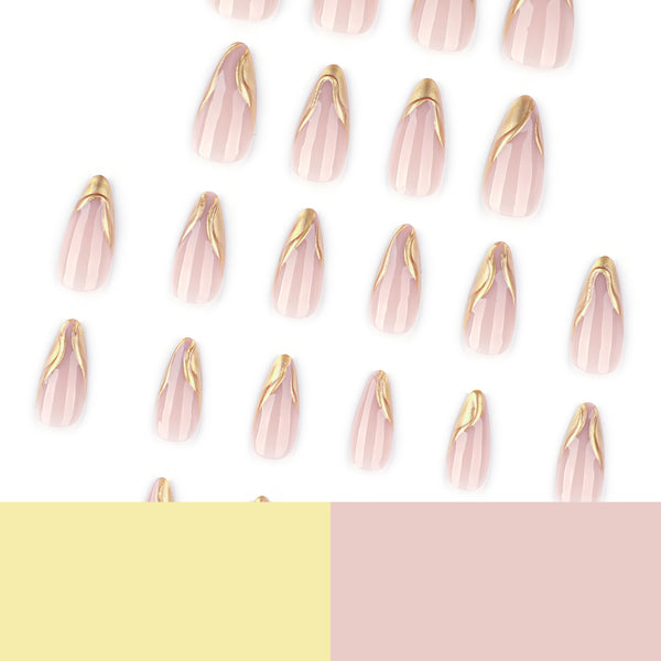12 Sizes-24 Pcs Press On Nails JP3877