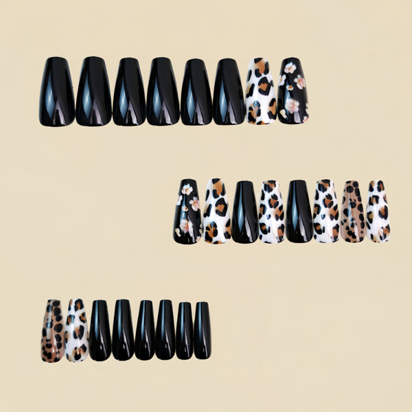 12 Sizes-24 Pcs Press On Nails Y1752