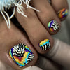12 Sizes-24 Pcs Press On Nails Y604