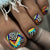 12 Sizes-24 Pcs Press On Nails Y604