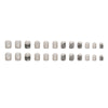 12 Sizes-24 Pcs Press On Nails Z479