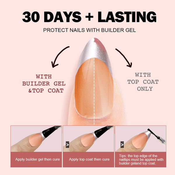 12 Sizes-24 Pcs Press On Nails FS003