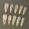 12 Sizes-24 Pcs Press On Nails MY080
