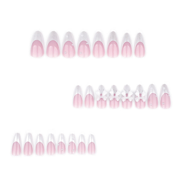 12 Sizes-24 Pcs Press On Nails JP3742
