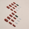 12 Sizes-24 Pcs Press On Nails W1402