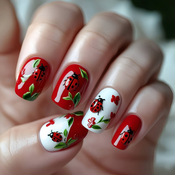12 Sizes-24 Pcs Press On Nails Y1160
