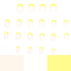 12 Sizes-24 Pcs Press On Nails JP1498