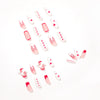 12 Sizes-24 Pcs Press On Nails JP1195