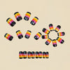 12 Sizes-24 Pcs Press On Nails Y1577-2