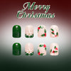 12 Sizes-24 Pcs Press On Nails C2127