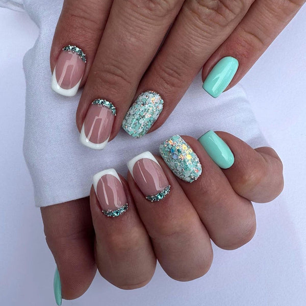 12 Sizes-24 Pcs Press On Nails Z768