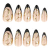 12 Sizes-24 Pcs Press On Nails JP4263