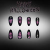 12 Sizes-24 Pcs Press On Nails C2038