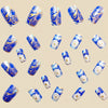 12 Sizes-24 Pcs Press On Nails Y002