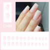 12 Sizes-24 Pcs Press On Nails C1000