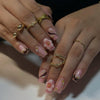 12 Sizes-24 Pcs Press On Nails JP4280