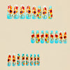 12 Sizes-24 Pcs Press On Nails Y459