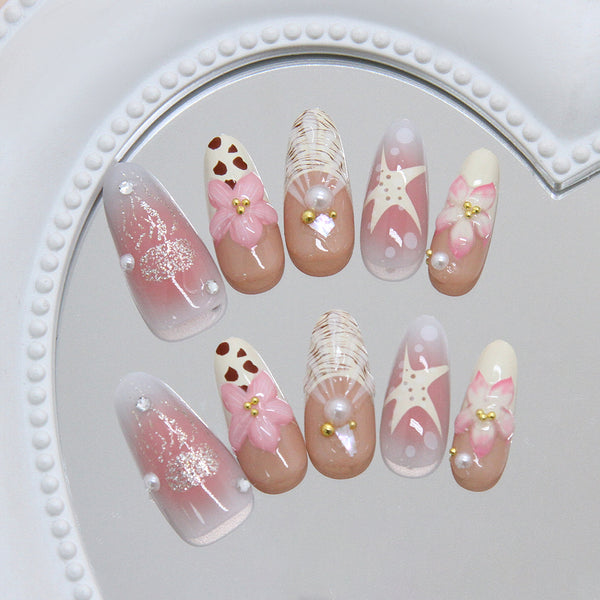 30 Pcs Press On Nails Z1225