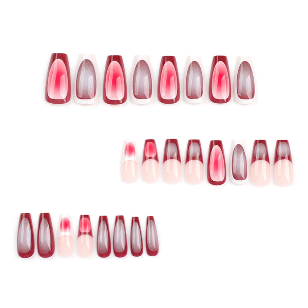 12 Sizes-24 Pcs Press On Nails JP3502