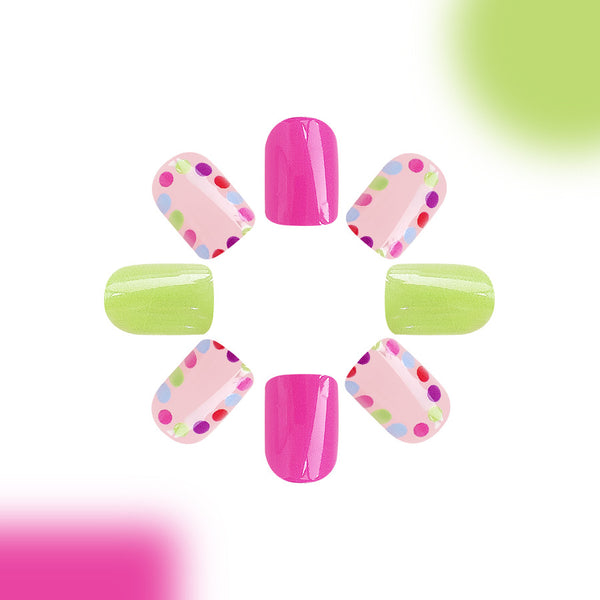 12 Sizes-24 PcsPress On Nails C403