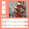 12 Sizes-24 Pcs Press On Nails W1280