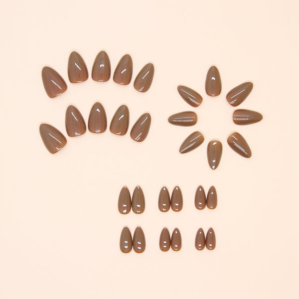 12 Sizes-24 Pcs Press On Nails W1614