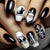12 Sizes-24 Pcs Press On Nails Y267