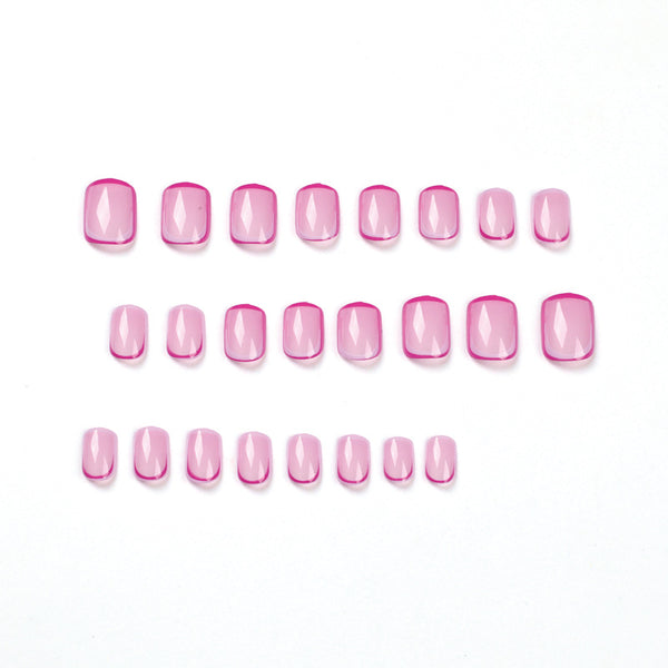 12 Sizes-24 Pcs Press On Nails JP1872
