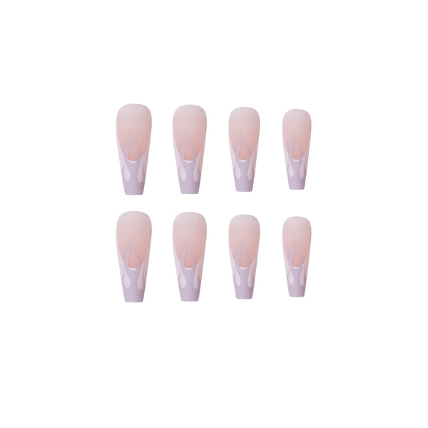 12 Sizes-24 Pcs Press On Nails JP1410