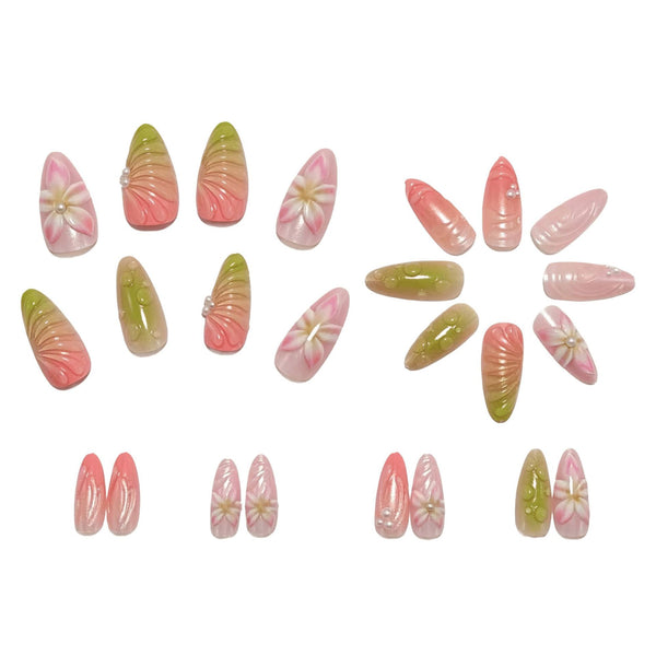12 Sizes-24 Pcs Press On Nails Y2006