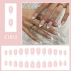 12 Sizes-24 Pcs Press On Nails C1012